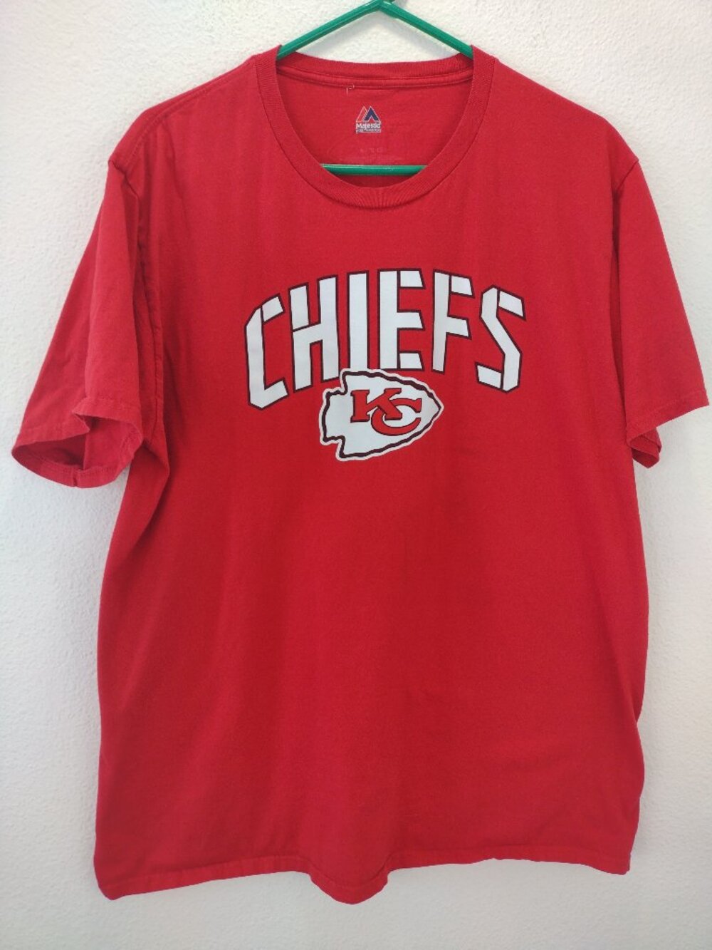 Majestic Men's T-Shirt Kansas City Chiefs Red XL